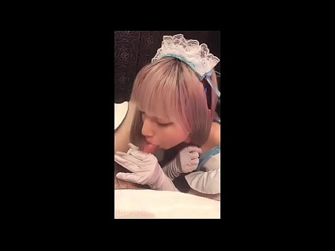 ❤️ جاپاني بت [ميوڪا]، فرينچ نوڪر جو لباس، حصو 1، بلو جاب ۽ لوشن سان جرڪ آف ❤️  ️❤